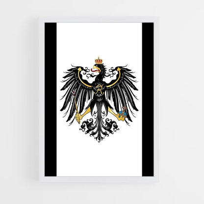 ap-kingdom of prussia flag-1 cadre Blanc