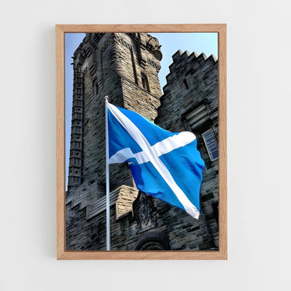 ap-kingdom of scotland flag-1 cadre Bois clair