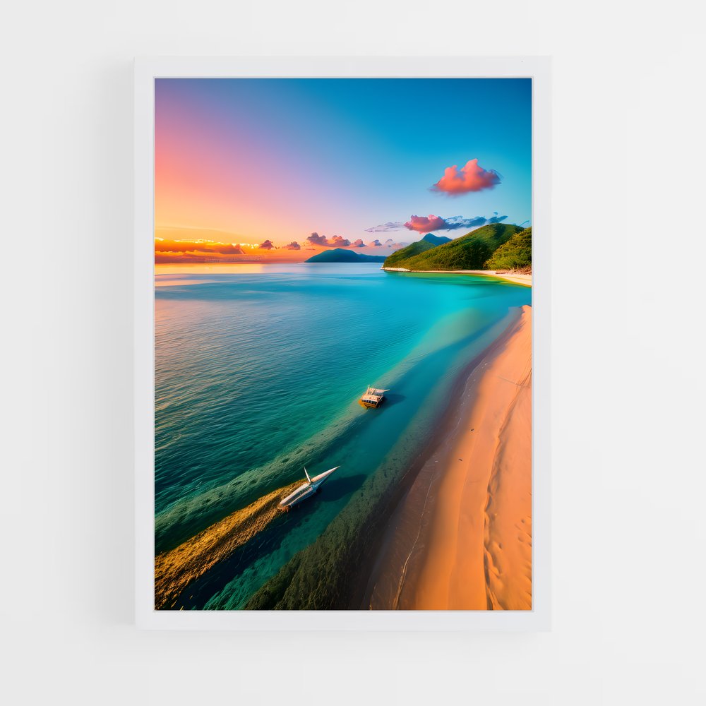ap-kiribati-9 cadre Blanc