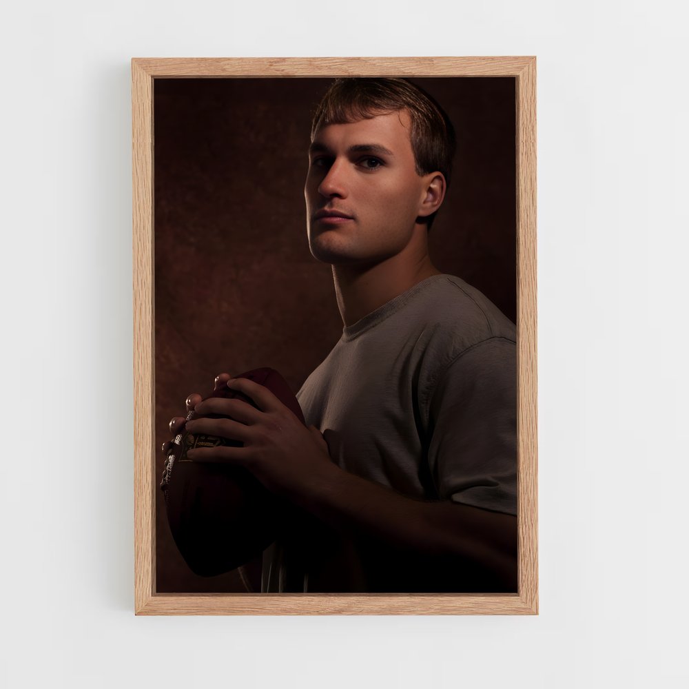ap-kirk cousins-2 cadre Bois clair