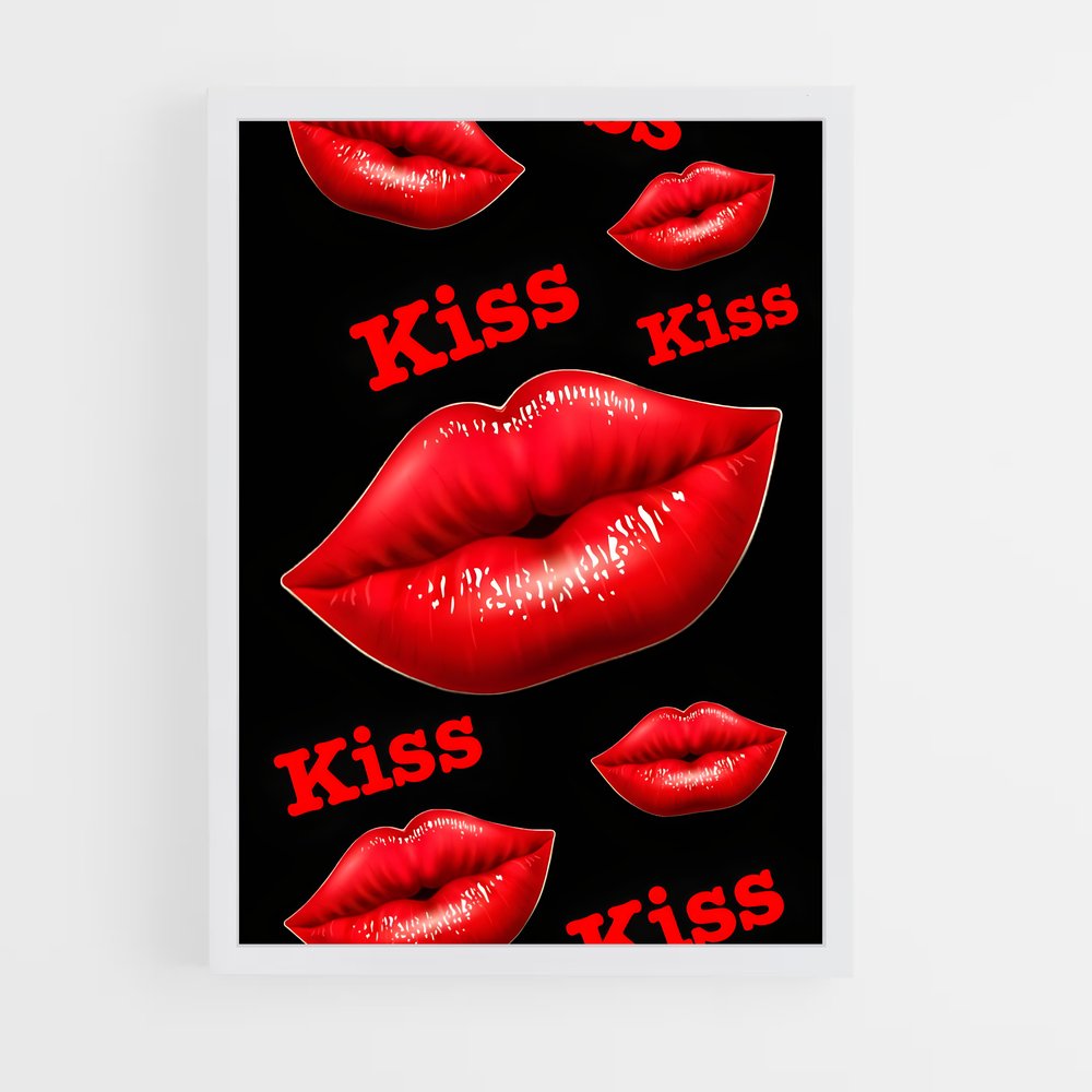 ap-kissing lips-1 cadre Blanc