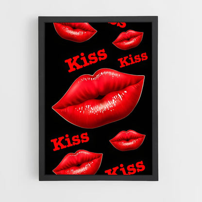 ap-kissing lips-1 cadre Noir