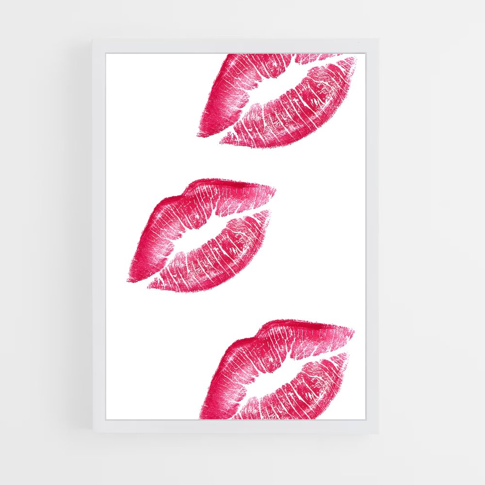 ap-kissing lips-2 cadre Blanc