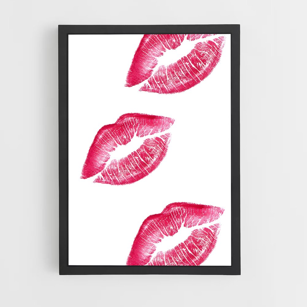 ap-kissing lips-2 cadre Noir