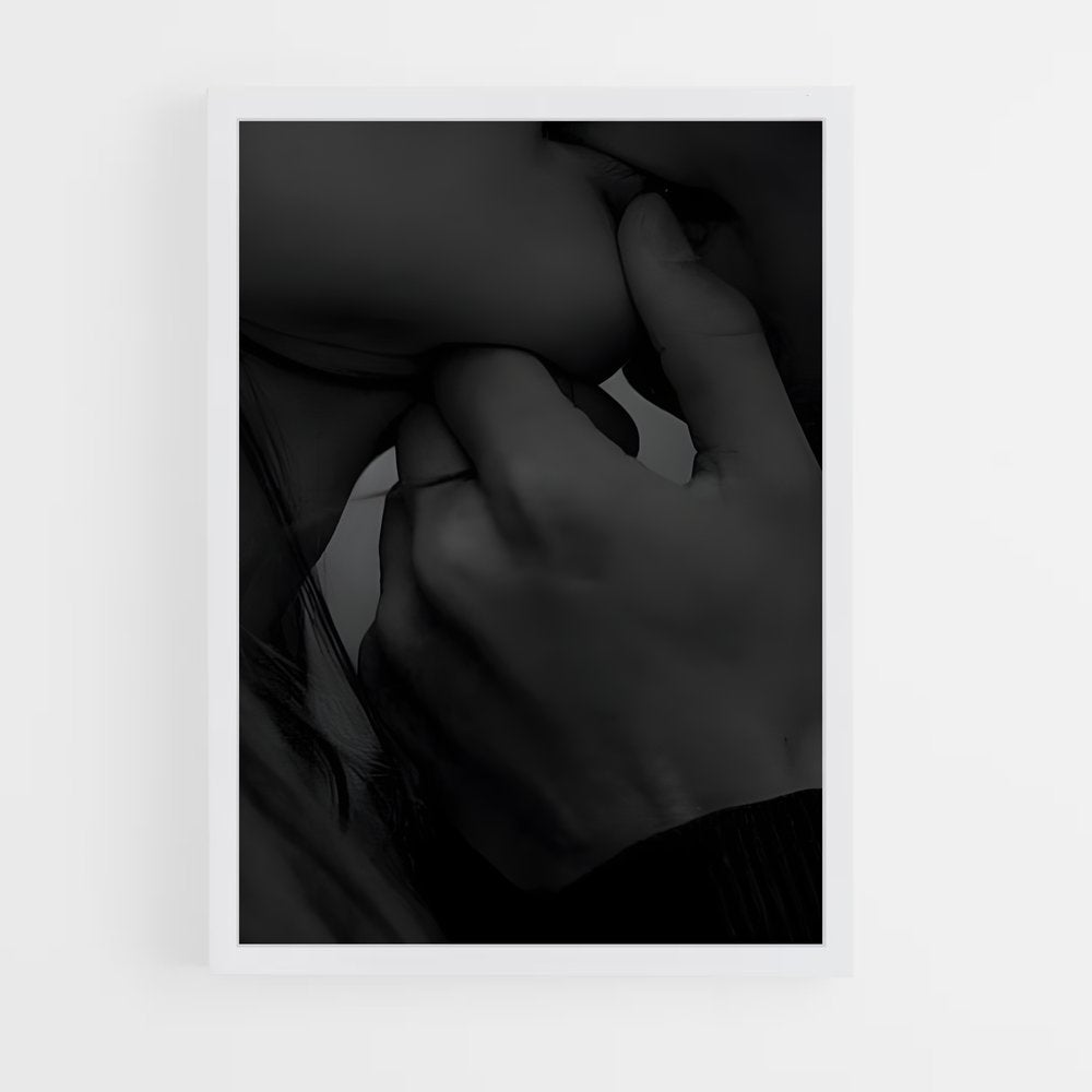 ap-kissing lips-4 cadre Blanc
