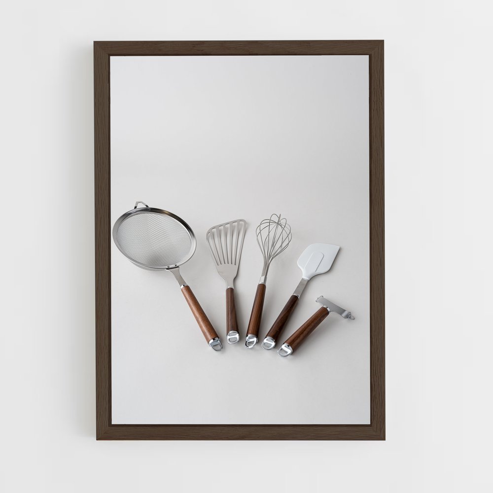 ap-kitchen tools-4 cadre Bois foncé