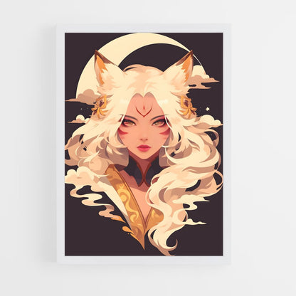 ap-kitsune-8 cadre Blanc