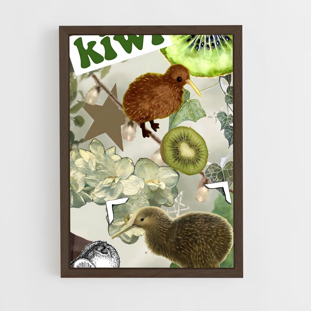 ap-kiwi-13 cadre Bois foncé