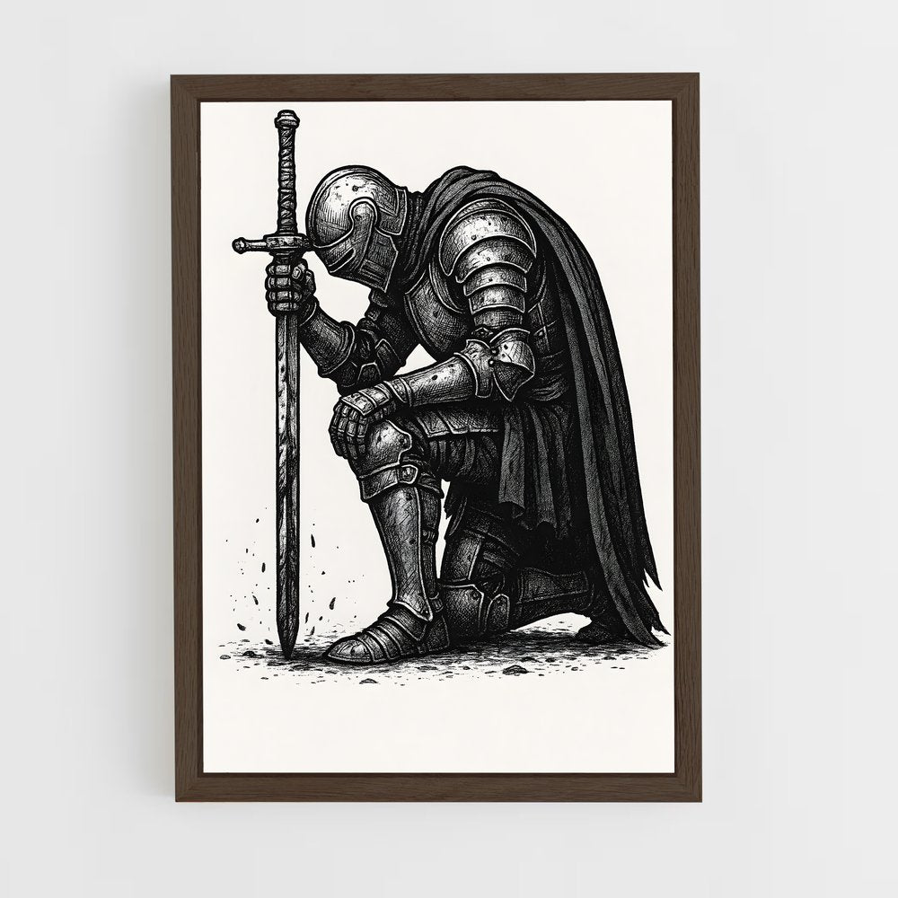 ap-knight-10 cadre Bois foncé