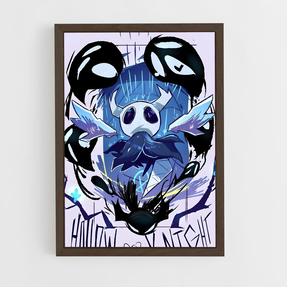 ap-knight hollow knight-1 cadre Bois foncé