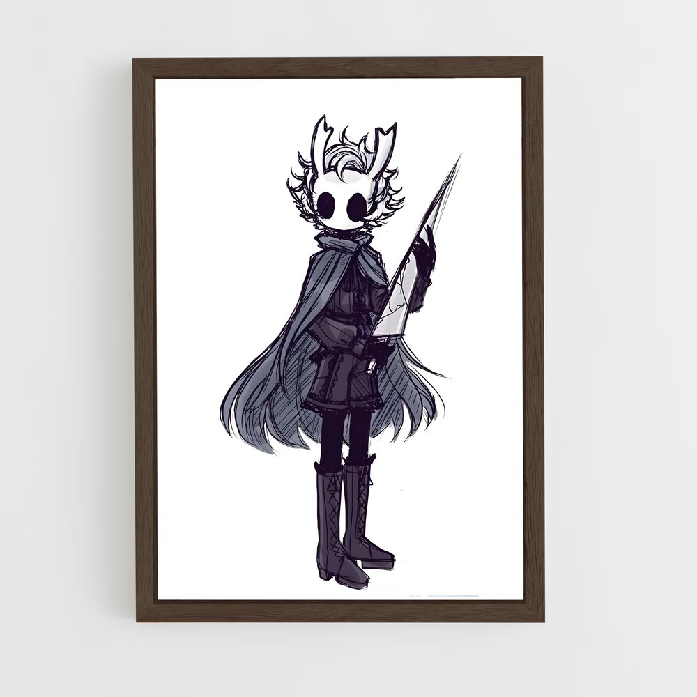 ap-knight hollow knight-2 cadre Bois foncé