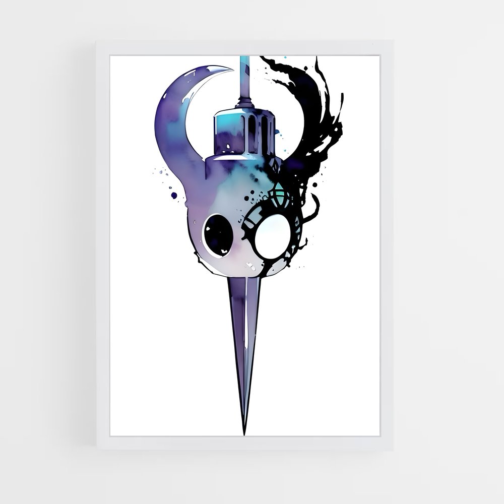 ap-knight hollow knight-5 cadre Blanc
