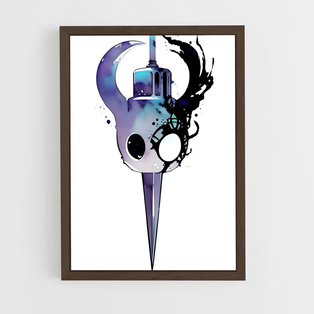 ap-knight hollow knight-5 cadre Bois foncé
