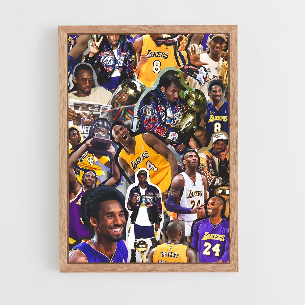 ap-kobe bryant-4 cadre Bois clair