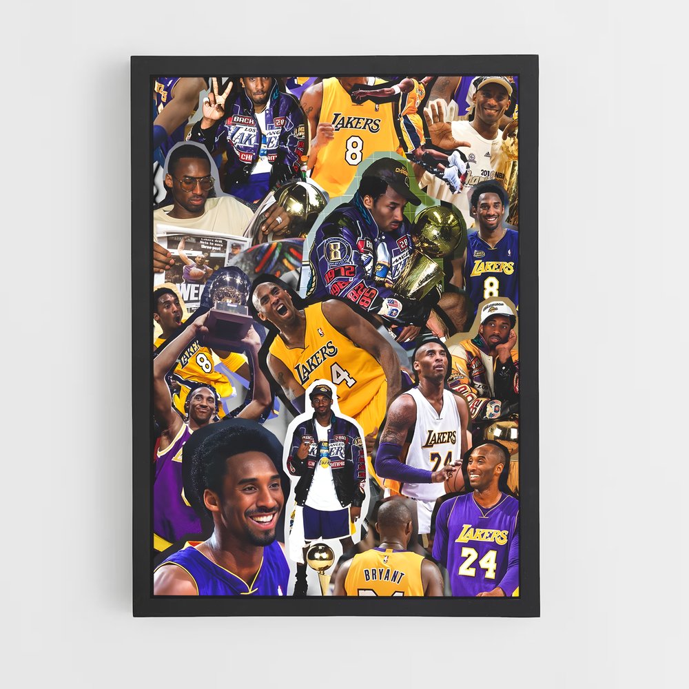 ap-kobe bryant-4 cadre Noir