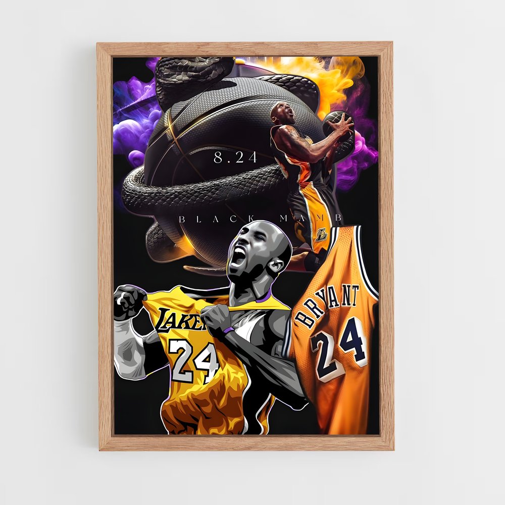 ap-kobe bryant-6 cadre Bois clair