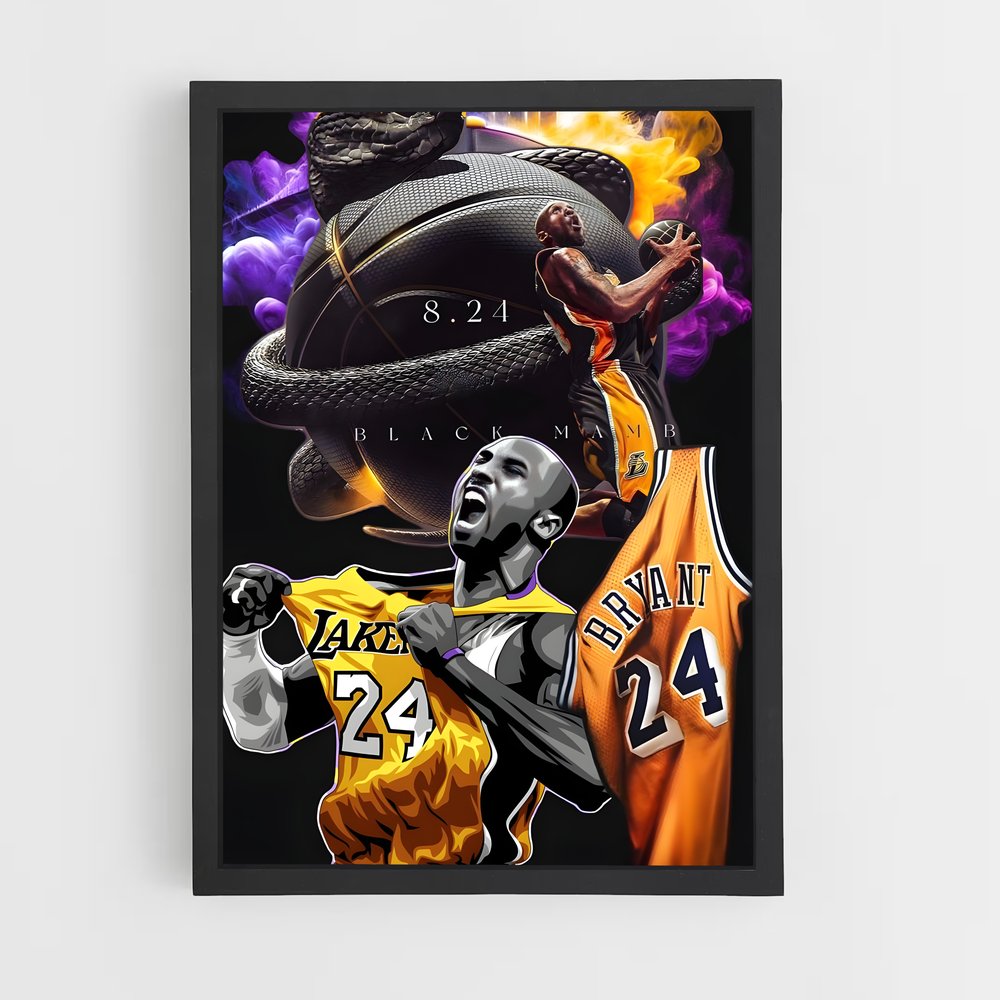 ap-kobe bryant-6 cadre Noir