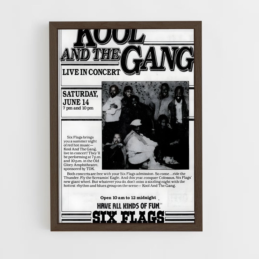 ap-kool and the gang-1 cadre Bois foncé