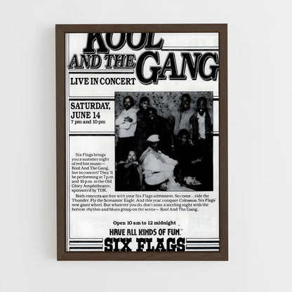 ap-kool and the gang-1 cadre Bois foncé