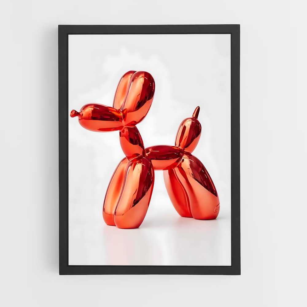 ap-koons balloon dog-2 cadre Noir