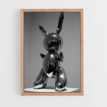 ap-koons rabbit-1 cadre Bois clair