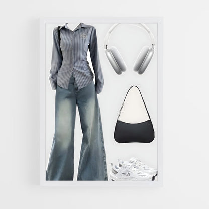 ap-korean fashion-10 cadre Blanc