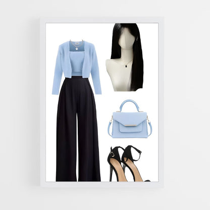 ap-korean fashion-11 cadre Blanc