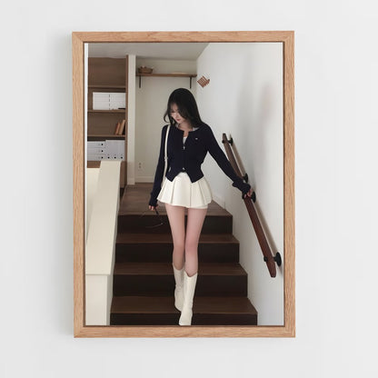 ap-korean fashion-4 cadre Bois clair