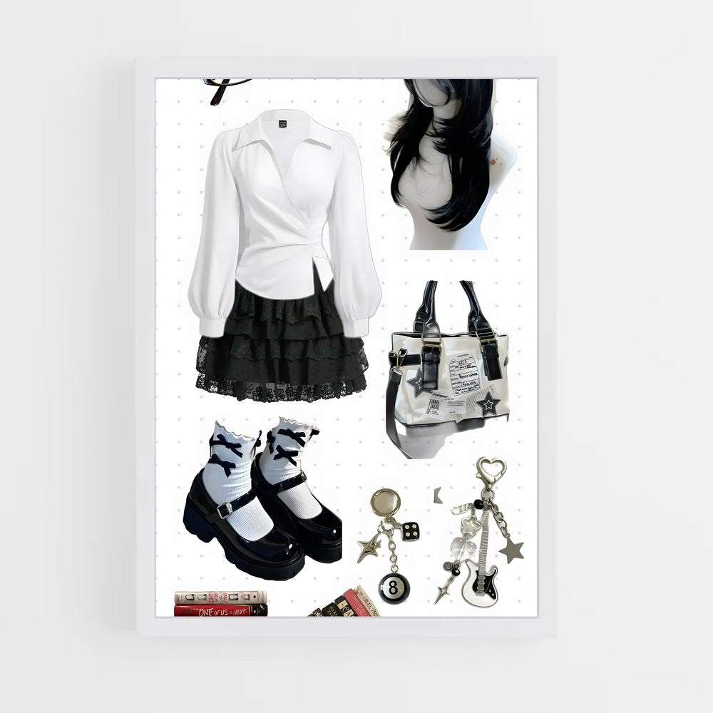 ap-korean fashion-6 cadre Blanc