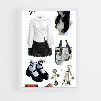 ap-korean fashion-6 cadre Blanc