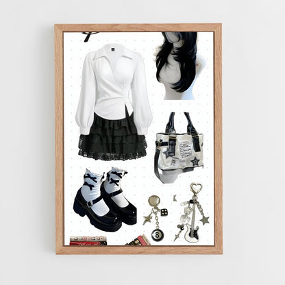 ap-korean fashion-6 cadre Bois clair