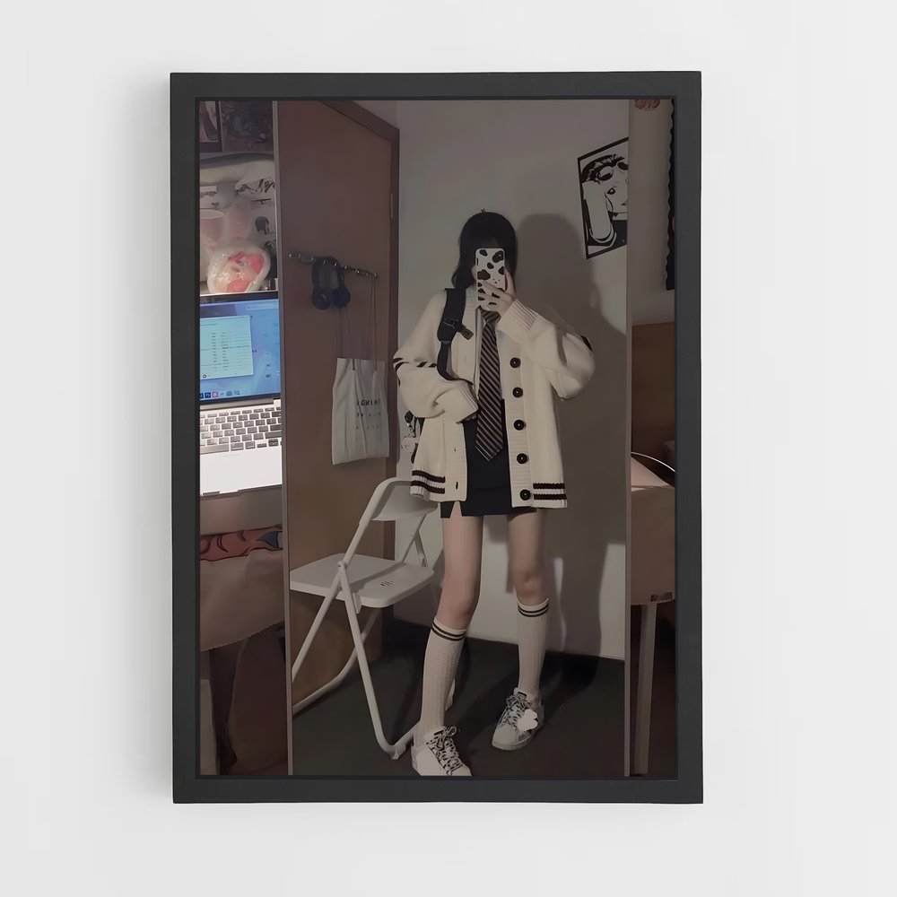 ap-korean fashion-9 cadre Noir