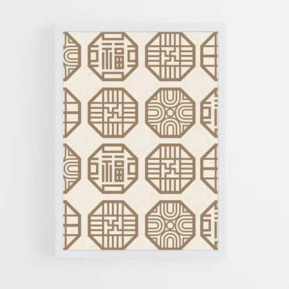 ap-korean patterns-3 cadre Blanc