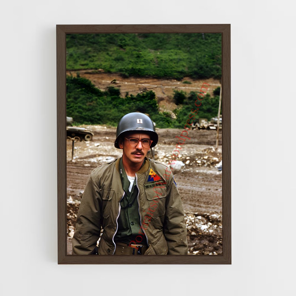 ap-korean war-2 cadre Bois foncé