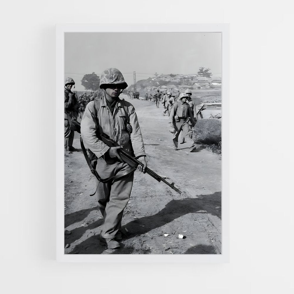 ap-korean war-3 cadre Blanc
