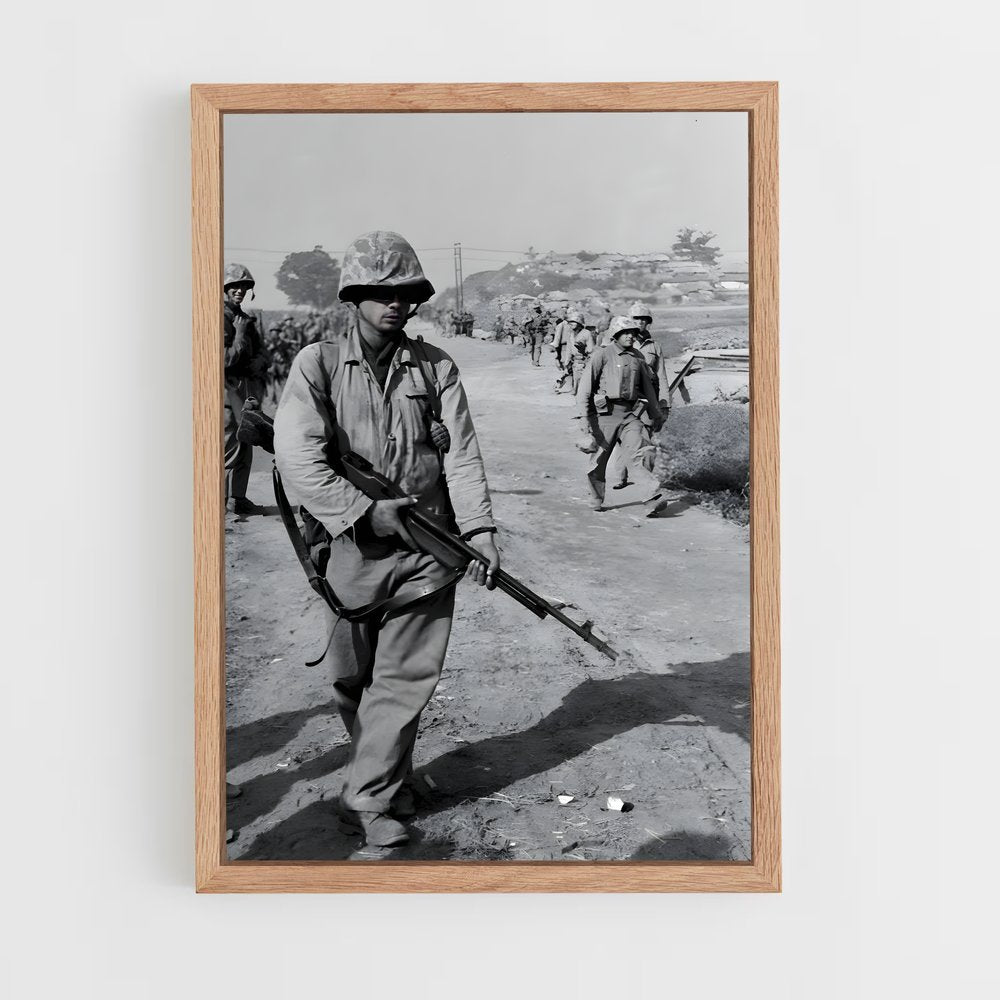 ap-korean war-3 cadre Bois clair