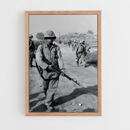 ap-korean war-3 cadre Bois clair