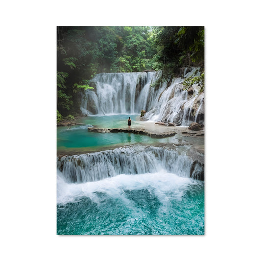 Poster L'Homme et la Cascade