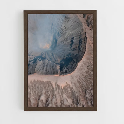 ap-krakatoa volcano-1 cadre Bois foncé