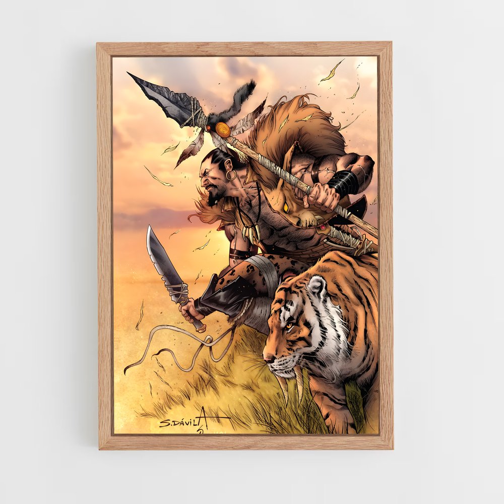 ap-kraven the hunter-1 cadre Bois clair