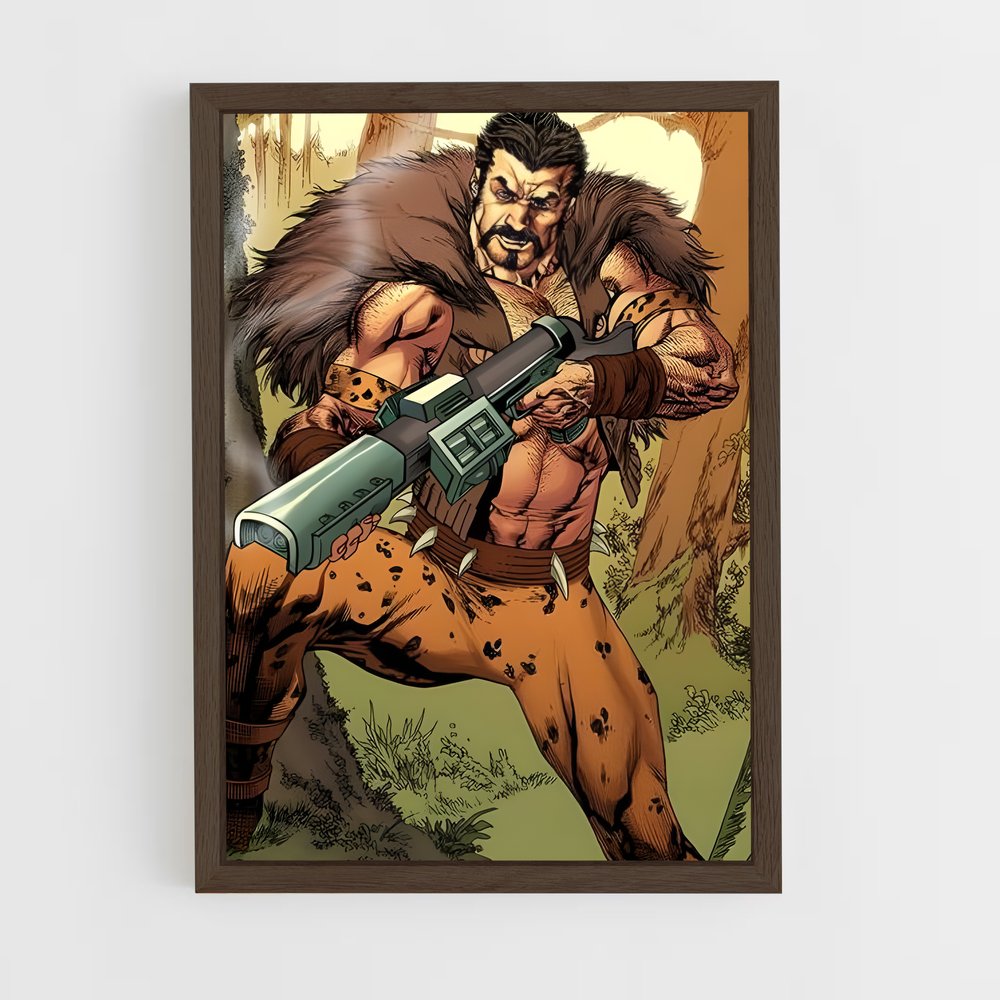 ap-kraven the hunter-12 cadre Bois foncé
