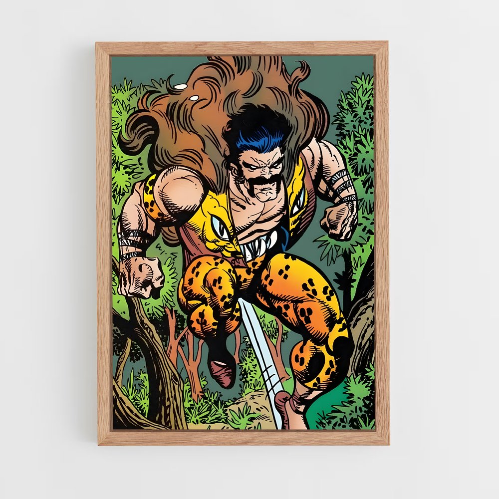 ap-kraven the hunter-14 cadre Bois clair