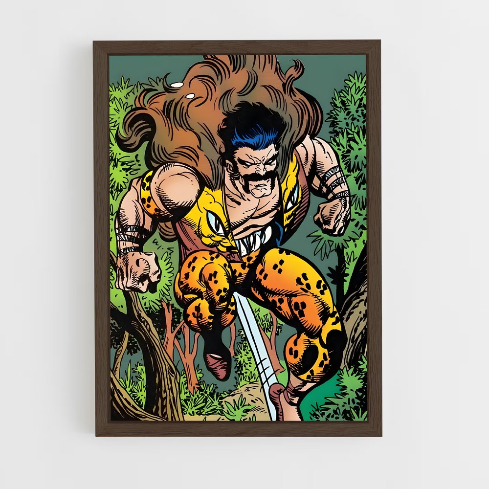 ap-kraven the hunter-14 cadre Bois foncé