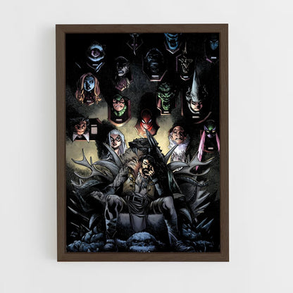 ap-kraven the hunter-4 cadre Bois foncé