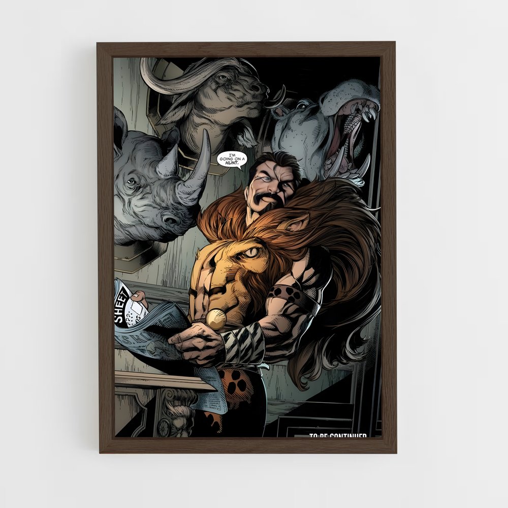 ap-kraven the hunter-6 cadre Bois foncé