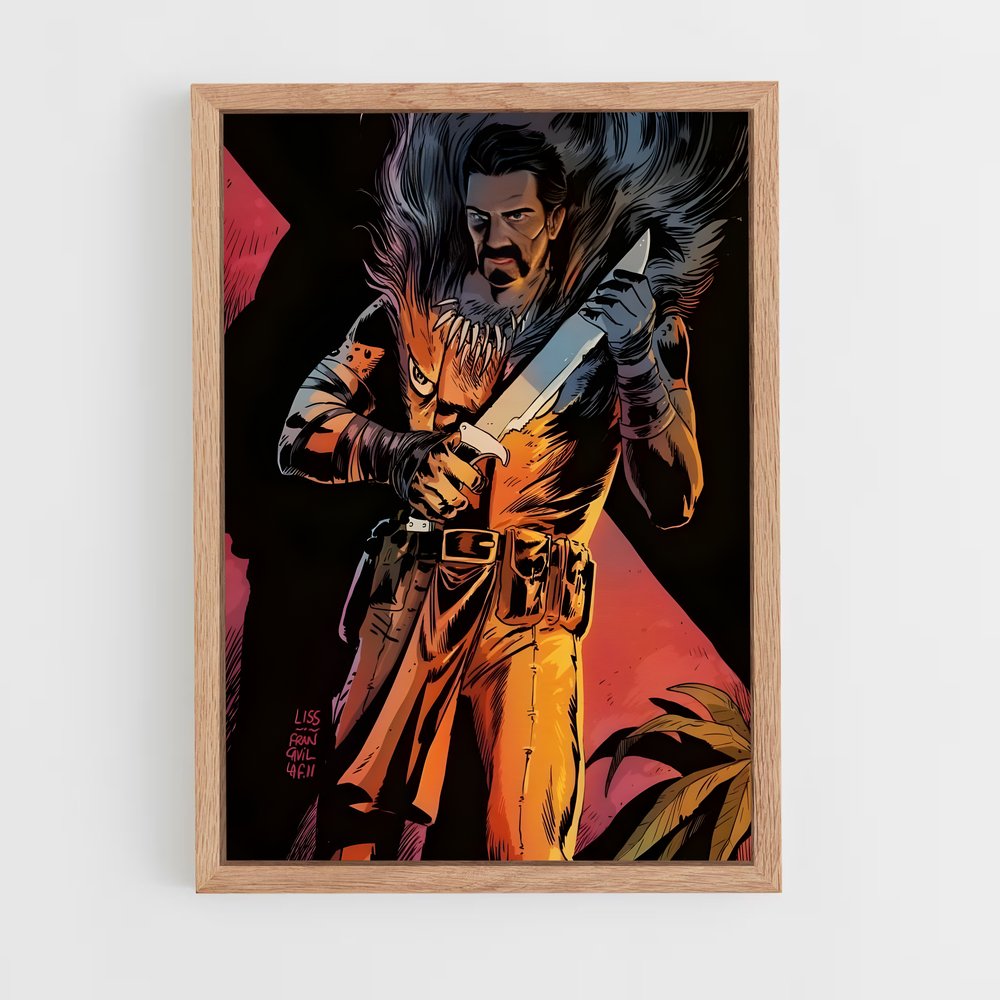 ap-kraven the hunter-9 cadre Bois clair