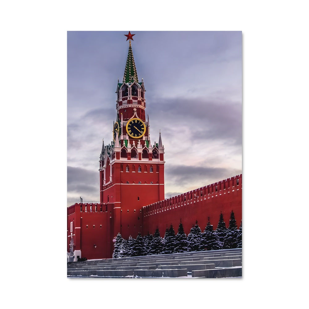 Red Square Poster – Aesthetic Posters