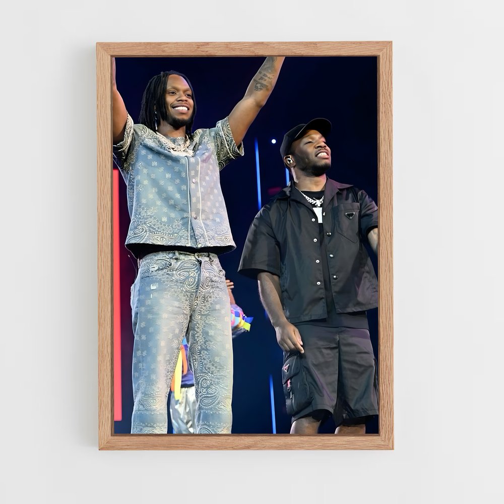 ap-krept and konan-1 cadre Bois clair