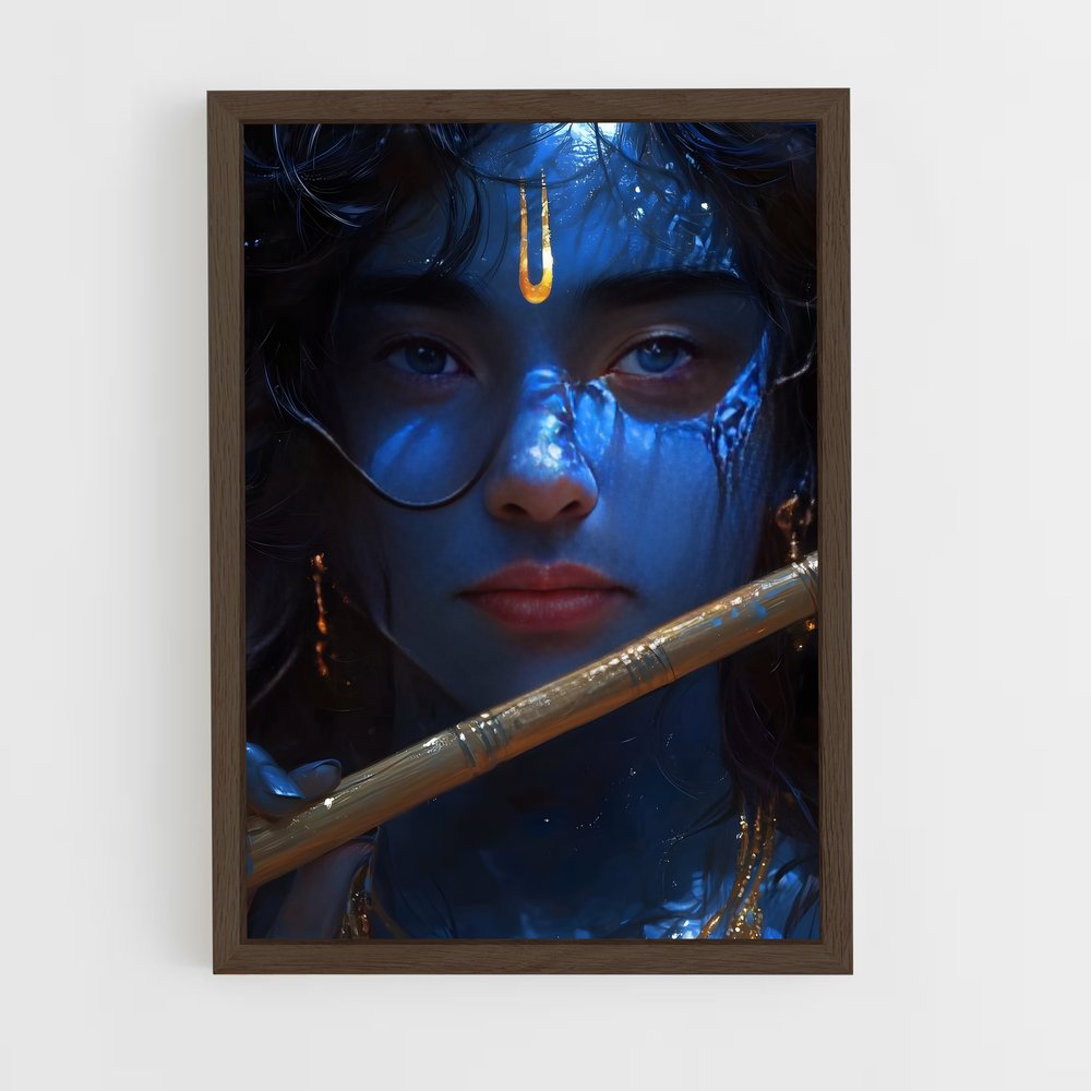 ap-krishna-10 cadre Bois foncé