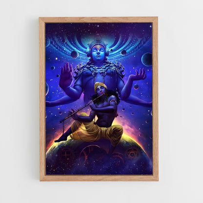 ap-krishna-15 cadre Bois clair
